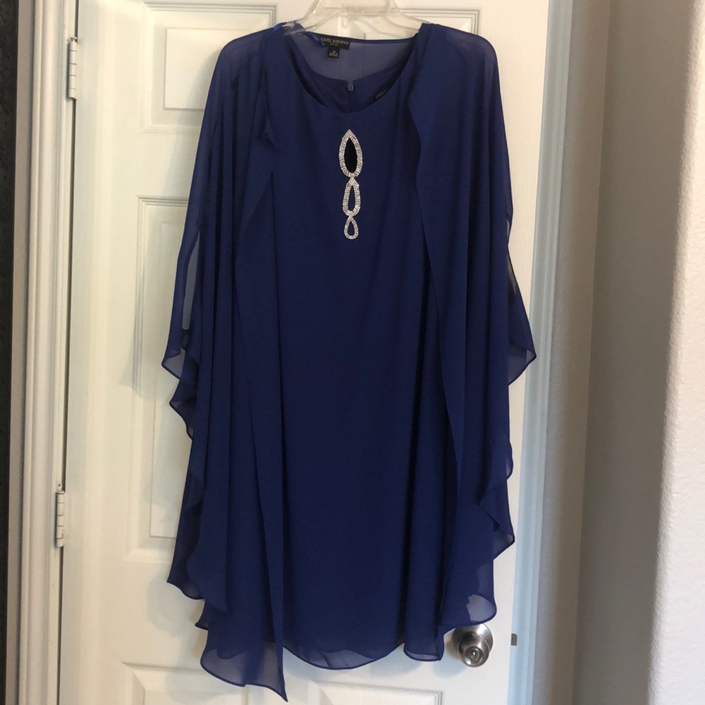 Ignite Evenings Royal Blue/Purple dress size 16